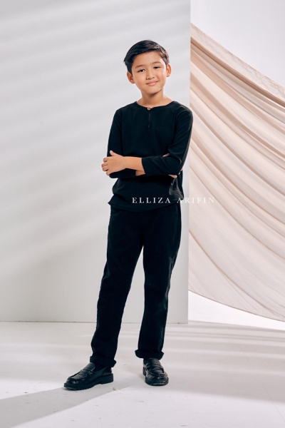 Kurta Arjuna Kid In Black